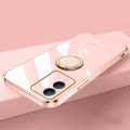 New Phone Case For VIVO Y17S Cover Soft 6D Electroplating Antioxidant Ring Bracket Attraction for VIVO Y17S Case.