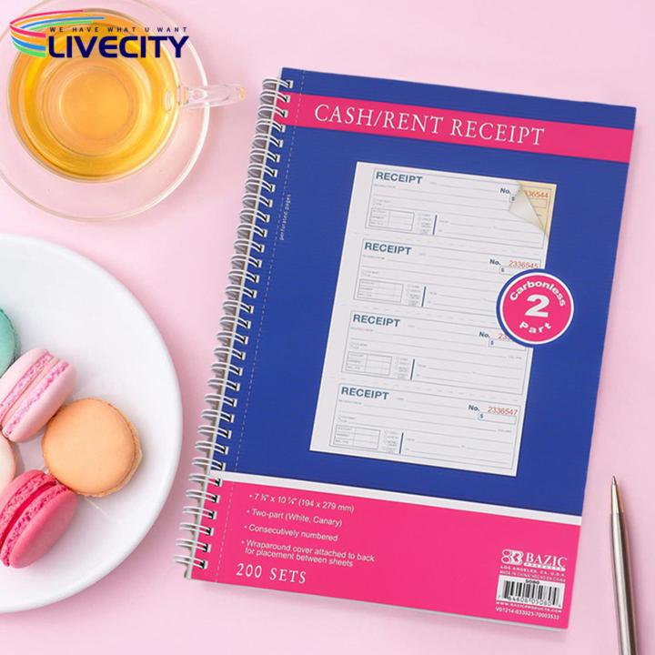 Business%20Receipt%20Book%20200%20Sets%202-part%20Carbonless%20Receipt%20Book%20Spiral%20Bound%20Money%20Rent%20Receipts%20Clear%20Print%20Smooth%20Writing%20Consecutively%20Numbered%20Ideal%20for%20Southeast%20Asian%20Buyers%20Spiral%20Receipt%20Book%20-%20Image%207