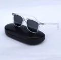 Transparent Frame Sunglasses for Men - Black. 