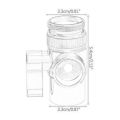 Switch Faucet Adapter Kitchen Sink Splitter Diverter Valve Water Tap Connector.