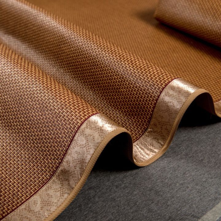 summer%20natural%20rattan%20mat%20bedding%20air%20conditioner%20foldable%20ice%20silk%20jacquard%20wormwood%20cool%20mat%20student%20dormitory%20wholesale%20-%20Image%202