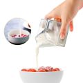 Glass Mugs Transparent Milk Carton Mini Milk Cup Coffee Cups Juice Glass Container 300ml Water Glass-Creamer Box Tea Milk Bottle. 