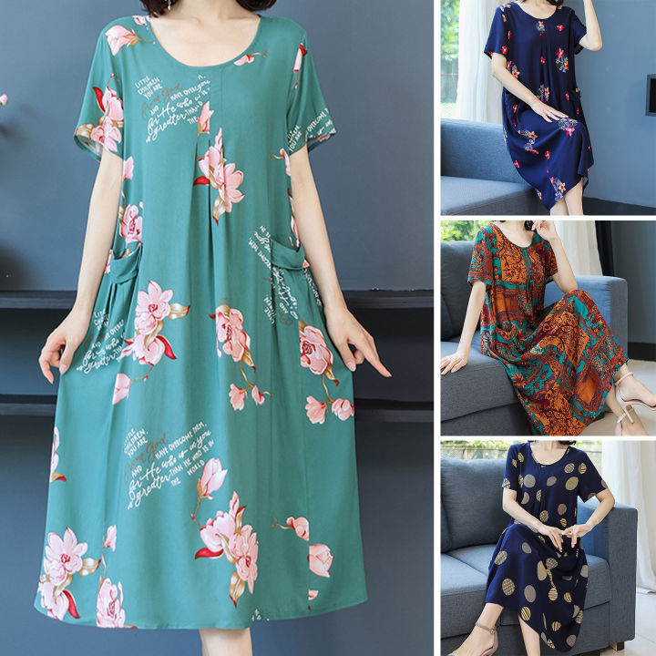 Sunnyheart%20Summer%20Dress%20Breathable%20Big%20Pockets%20Round%20Neck%20Mother%20Dress%20-%20Image%206
