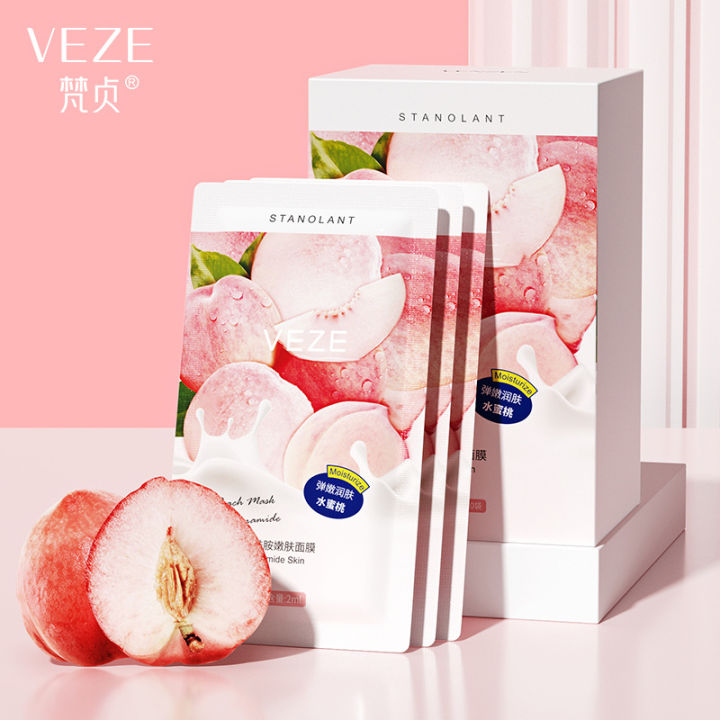 Fanzhen Peach Niacinamide Skin Rejuvenation Mask Moisturizing and Moisturizing Skin Rejuvenation Brightening Complexion Improvement Rough Mask