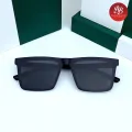 Genius Monster Pure Black Sunglasses for Men. 
