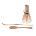 Japanese Matcha Tea Set(3 Pcs) - Matcha Bamboo Whisk Tea Spoon. 