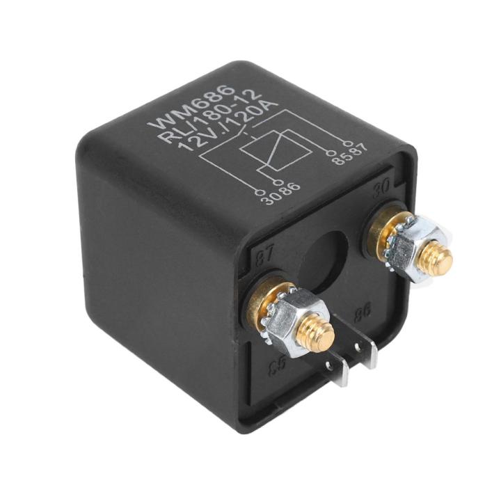 Auto Return Relay 2X DC 12V Relay Isolating Relay 12V / 120A Peak Load for Car Trucks Car ...