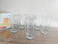 Olila Clear 6 Pcs Water Drinking Glass Set ZikZak Plain Design. Crystal Clear Water Drinking Glass Set. Model:W017:R70..
