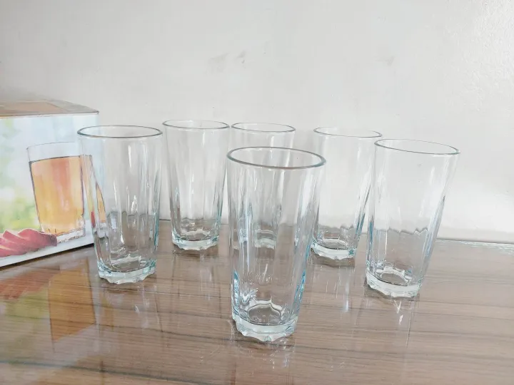 Olila%20Clear%206%20Pcs%20Water%20Drinking%20Glass%20Set%20ZikZak%20Plain%20Design.%20Crystal%20Clear%20Water%20Drinking%20Glass%20Set.%20%20Model:W017:R70.%20-%20Image%206