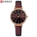 CURREN Watch for Women All Season Premium PU Leather Classic Analog Fashion Wristwatch – 9081.