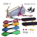 【Happy baby toy store】Two Wheel scooter deck bmx Fingertip Fingerboard shoes mini ramp skateboarding skate bicycle Set Gifts. 