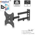 Wall Mount Moving TV Stand 14 to 42 inch Fully Adjustable Tilt Triple Arm LED Monitor LCD TV Wall Mount Bracket. 
