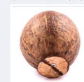 Eco Friendly Handmade Coconut Shell Made Coin Bank Money Saving Bank Coconut She'll Bank.