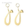 Anime One Piece Boa Hancock Same Earrings Women Jewelry Fans Gift.