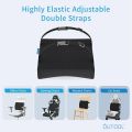 Lumbar Support Pillow for Office Chair, Memory Foam Office Chair Back Support,Lower Back Pillow for Car Seat, Back Pain Relief, Back Pillow for Chair with Adjustable Strap.