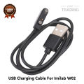 Imilab W02 Magnetic Charging Cable High Quality USB Charger Cable USB Charging Cable Dock Bracelet Charger for Xiaomi Imilab W02 Smart Watch. 
