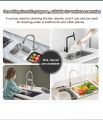 1Pc Silicone Faucet Mat Kitchen Sink Tray Soap Drain Pad Sink Splash Drying Mat.