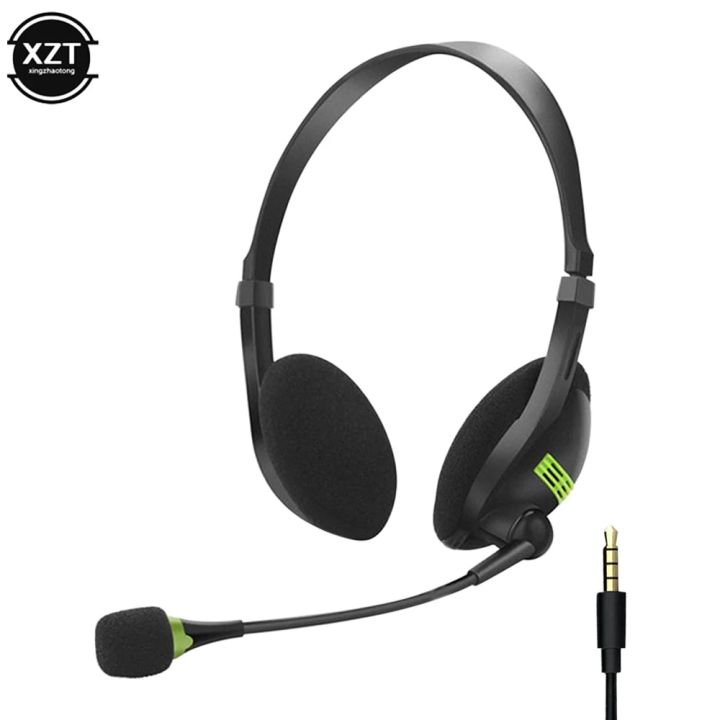 3.5mm%20Noise%20Cancelling%20Wired%20Headphones%20Adjustable%20Earphones%20Business%20Headset%20With%20Microphone%20For%20PC%20/Laptop/Computer%20-%20Image%205