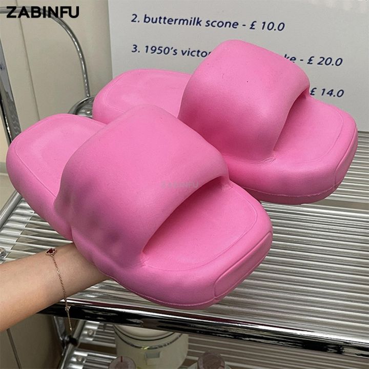 Women's%20Platform%20Slippers%202023%20Summer%20Soft%20Bread%20Shoes%20for%20Woman%20Candy%20Color%20Outdoor%205CM%20Thick%20Sole%20Non-slip%20EVA%20Slipper%20-%20Image%203