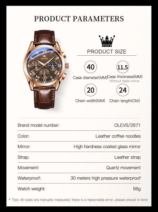OLEVS%202872%20Analog%20Men's%20Watch%20Waterproof%20Sport%20Leather%20-%20Image%208