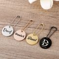 Personalized Name Metal Keychain - Laser Engraved Key Chain - Name Keyring For Backpack - Custom Party Wedding Gift Keychain. 