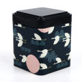 Tea Sealed Box Kitchen Storage Container Jar Tin Square Can Candy Iron Vintage Huiye.