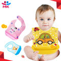 Multi Color Baby Eating Smock Adjustable Thin Bibs for Boys and Girls Waterproof Baby Reverse Dressing Children's Painting Clothes.