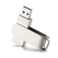 5TB Silver - OEM Metal Cut USB 3.0 Rotating Pen Drive. 