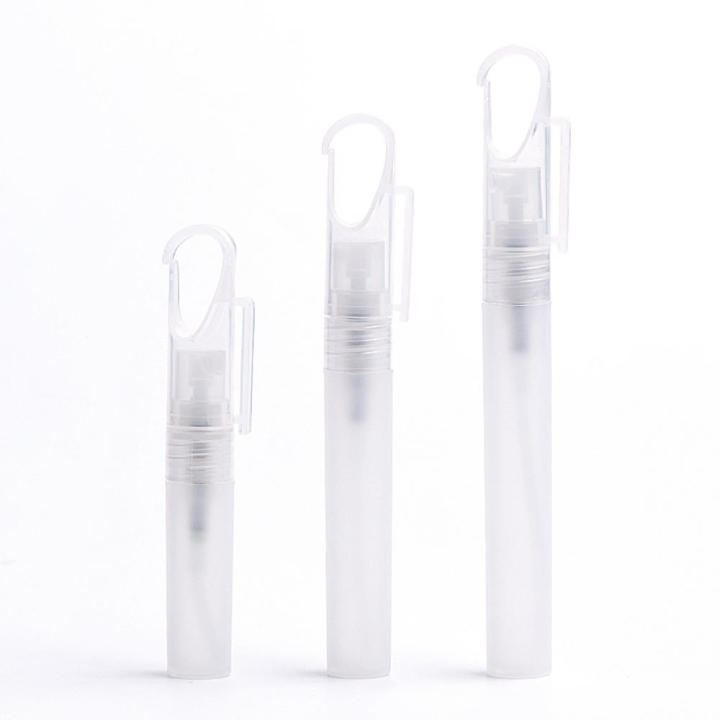Perfume Pen PP Matte Transparent Spray Travel With Separate Bottles Convenient Perfume Spray Pen (5ml 8ml 10ml) Ring