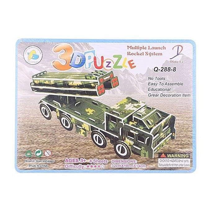 Paper 3D Puzzle Game - Multi Color