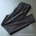 Ice Silk Casual Pants Men's Straight Loose Summer Thin Drop-down Elastic Waist Wide Leg Quick-Drying Track Pants.