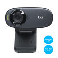 Logitech C310 HD Webcam, HD 720p/30fps, Widescreen HD Video Calling, HD Light Correction, Noise-Reducing Mic, For Skype, FaceTime, Hangouts, WebEx, PC/Laptop/Tablet - Black. 