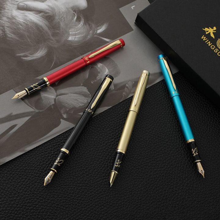 11Pcs/Set%20Business%20Signature%20Pen%20Set%20Simple%20Student%20Calligraphy%20Fountain%20Pen%20Custom%20Logo%20Personalized%20Ink%20Pens%20Office%20Stationery%20-%20Image%203