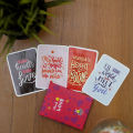 Card Set: Words of Love - Greeting and wishing card set for gift. 