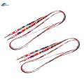 1 Pair of Roller Skates Shoes Lace Shoes Strings for Hocky Flag Pattern.