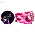 31.8mm Bike Stem Bicycle Short Stem High Strength Handlebars Riser for Mountain Bike , Pink. 