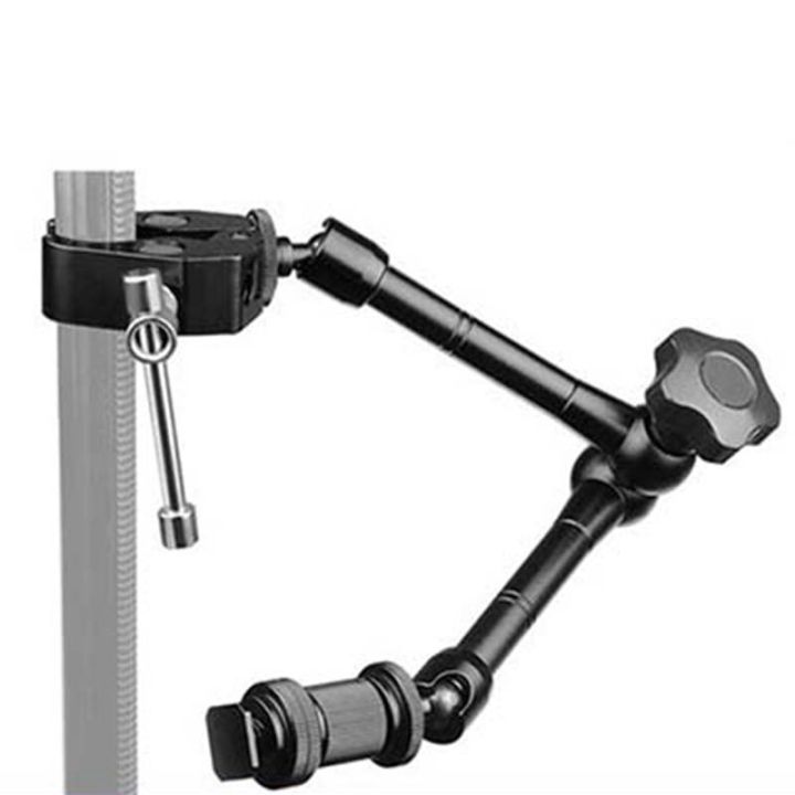 Magic%20Arm%20With%20Super%20Clamp%2011%20inch%20Articulating%20Friction%20Crab%20Clamp%20With%201/4%20inch%20And%203/8%20inch%20Thread%20For%20Dslr%20Camera%20Rig,%20Monitor,Led%20Lights%20And%20Flash%20Light%20-%20Image%206