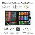 150 Piece Deluxe Art Set for Kids with Pencils, Markers, Crayons, Pastels, and More - New, High-Quality Drawing and Painting Supplies. 