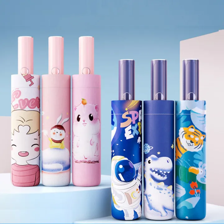 Anti-rebound%20design%20Children%20Automatic%20Umbrella%20Cartoon%20Printing%20Windproof%20Rain%20Anti%20UV%20Umbrella%20Black%20Coating%20Folding%20Umbrella%20-%20Image%202