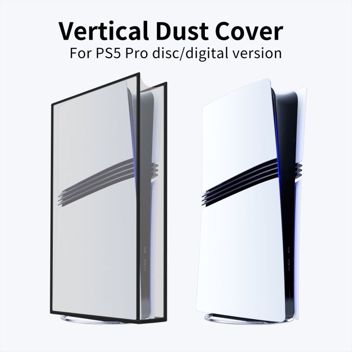【Big-promotion】 Translucent dust Protective Case For PS5 Pro Console ,Soft,Vertical ,Anti-Scratch , Disc Digital Universal Protective Case ,Game