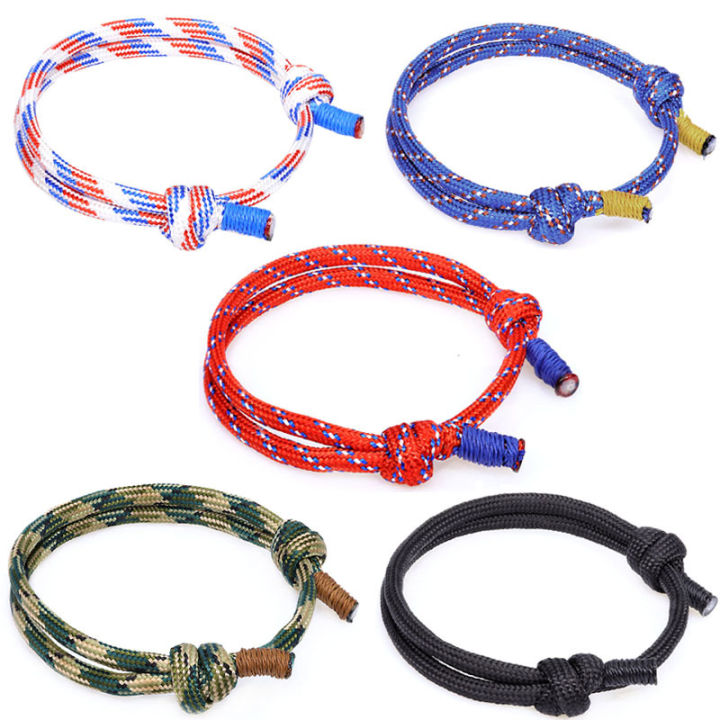 Popular%20fashion%20simple%20adjustable%20550%20parachute%20bracelet%20men's%20braided%20bracelet%20for%20women%20-%20Image%204