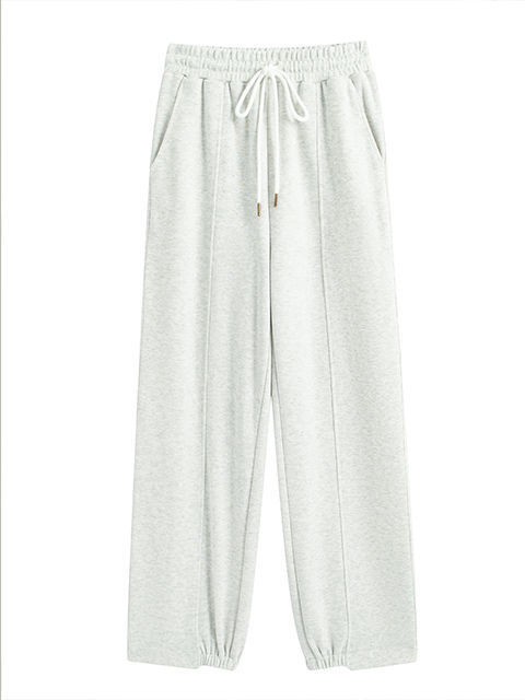American-Style%20Gray%20Women's%20Summer%20Straight%20Loose%20Wide-Leg%20Pants%20Drooping%20Slimming%20Sweatpants%20Beam%20Foot%20Shut%20Luck%20Hop%20Jazz%20Pants%20-%20Image%205