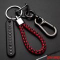Anti-Lost Car Key Pendant Split Rings Keychain Phone Number Card Keyring Auto Vehicle Key Chain Car Accessoriesa. 