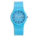 WOKAI high quality casual fashion feminine eco-friendly silicone quartz watch waterproof schoolgirl classic retro simple clock. 