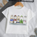 Girls Cartoon Cat T Shirt Tee Fashion Kids 3-12 Years Outdoor Clothes for Children Teenagers T-Shirt 10 Years Old Girls Clothes. 