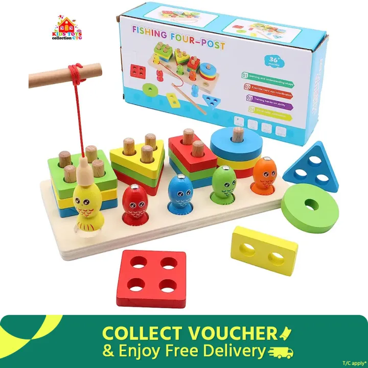 Wooden%20Stacking%20Toys,%20Shape%20Sorting%20Board%20&%20Wooden%20Toddler%20Fishing%20Toys,%20Shape%20Color%20Recognition%20Blocks%20Matching%20Puzzle%20Preschool%20Learning%20Toys%20for%20Kids%20Boys%20&%20Girls%20-%20Image%202