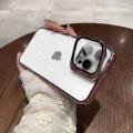Lens Support Clear Phone Case For iPhone 14 Pro Max Plus 13 12 Pro Max Shockproof.