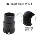 1.25 inch Extension Tube for Astronomy Telescope Monocular Eyepiece with Brass Compression Ring. 