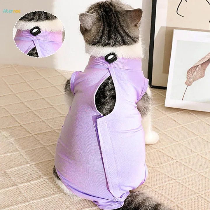 Cat%20Recovery%20Suit%20Outfits%20Prevent%20Licking%20Pets%20Clothes%20for%20After%20Spay%20Kitten%20S%20-%20Image%202