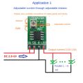 10PCS 30-1500MA Adjustable Constant Current LED Driver DC 3.3V 3.7V 4.2V 5V PWM Control Board Buck Power Module.
